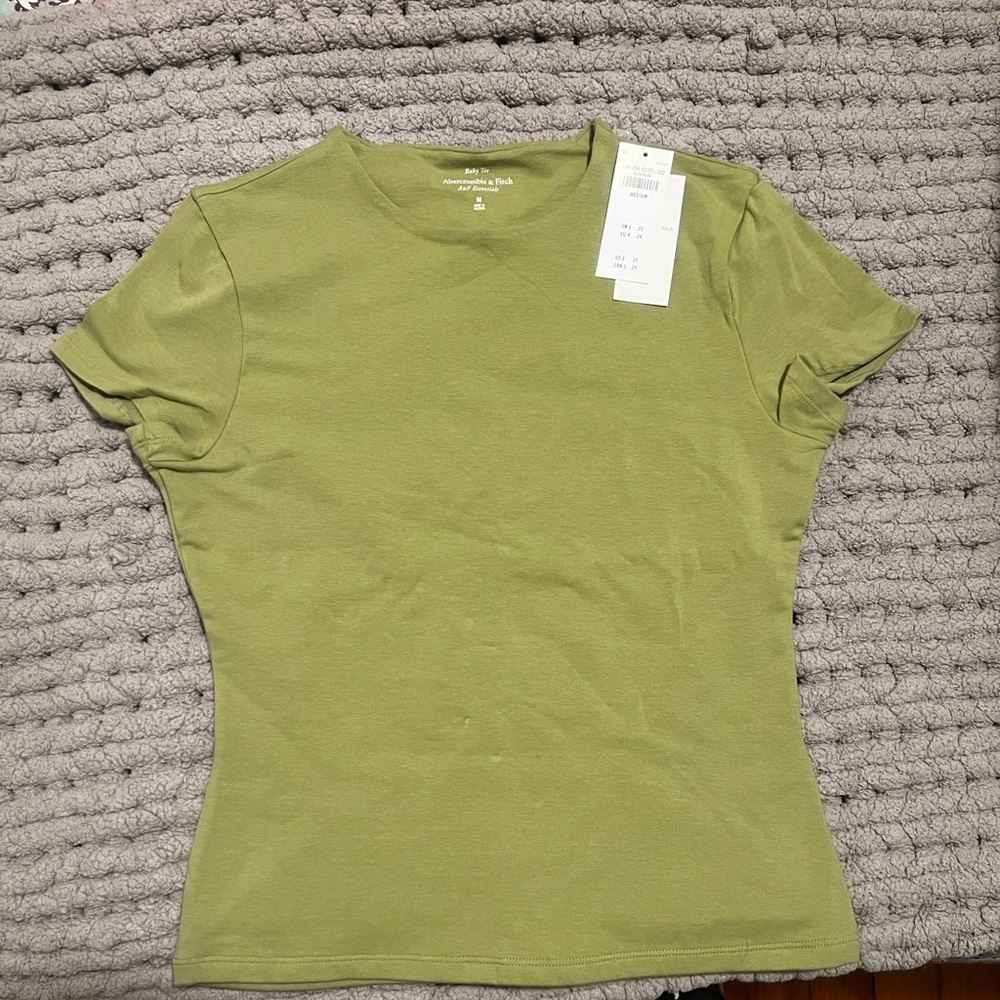 Abercrombie & Fitch Light Green Tee